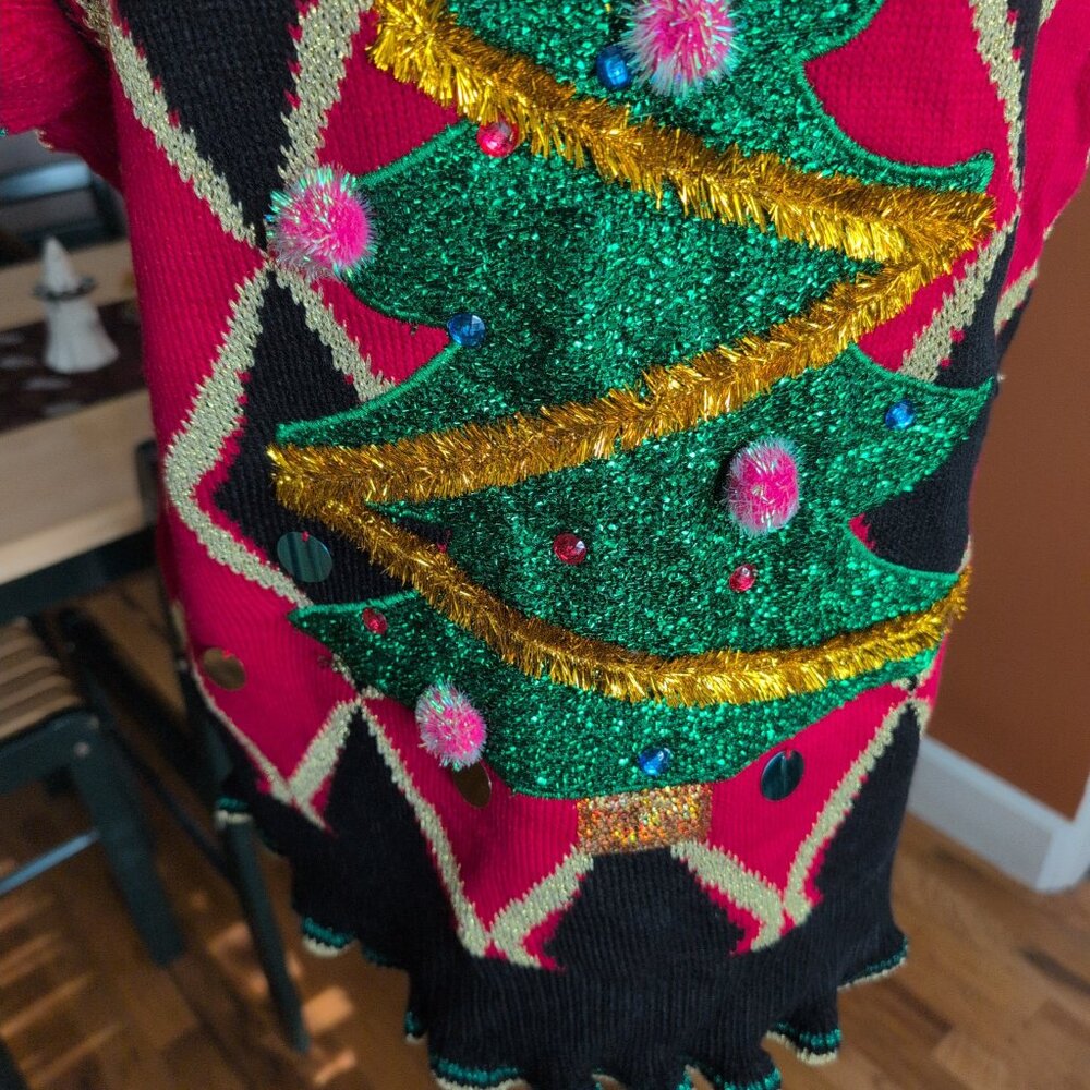 Blizzard Bay Ugly Christmas Sweater NWT Sz L - Picture 3 of 10